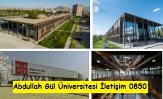 Abdullah Gül Üniversitesi İletişim 0850